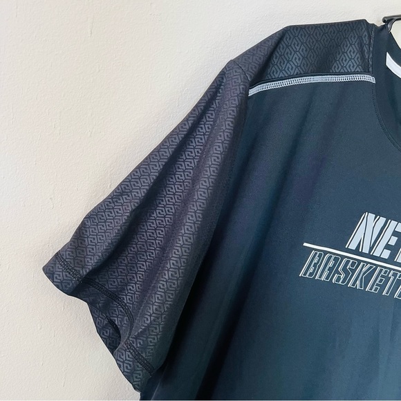 NBA TX3 COOL Men’s Shirt Size 2XL Nets Basketball Activewear Top Short Sleeve - Picture 5 of 6